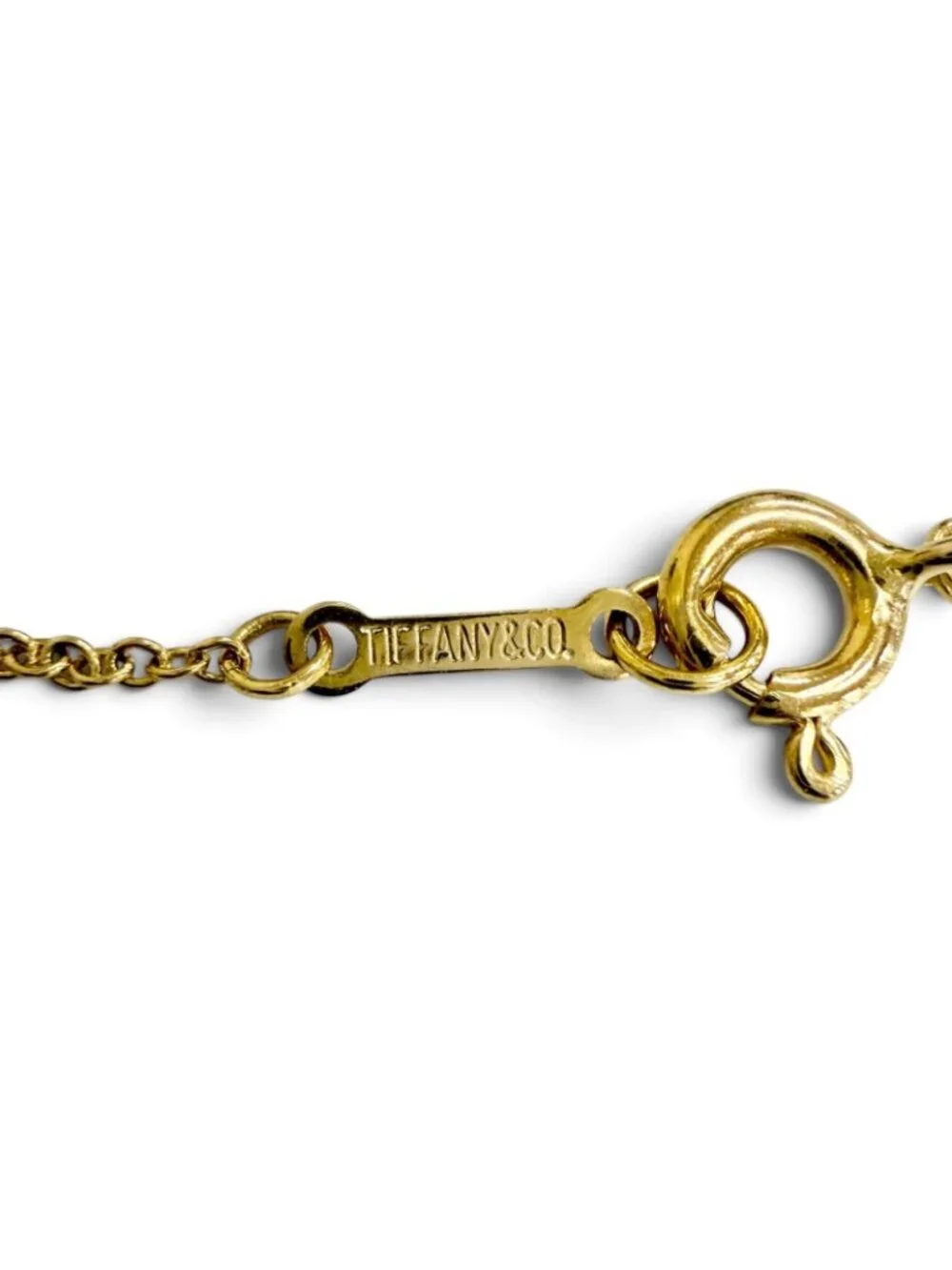 Tiffany & Co Paloma Picasso Loving Heart Diamond Pendant 750 Yellow
